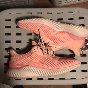 Pink Adidas Alphabounce Shoes Size 8.5